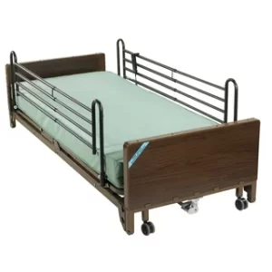 drive bed with mattress and rails